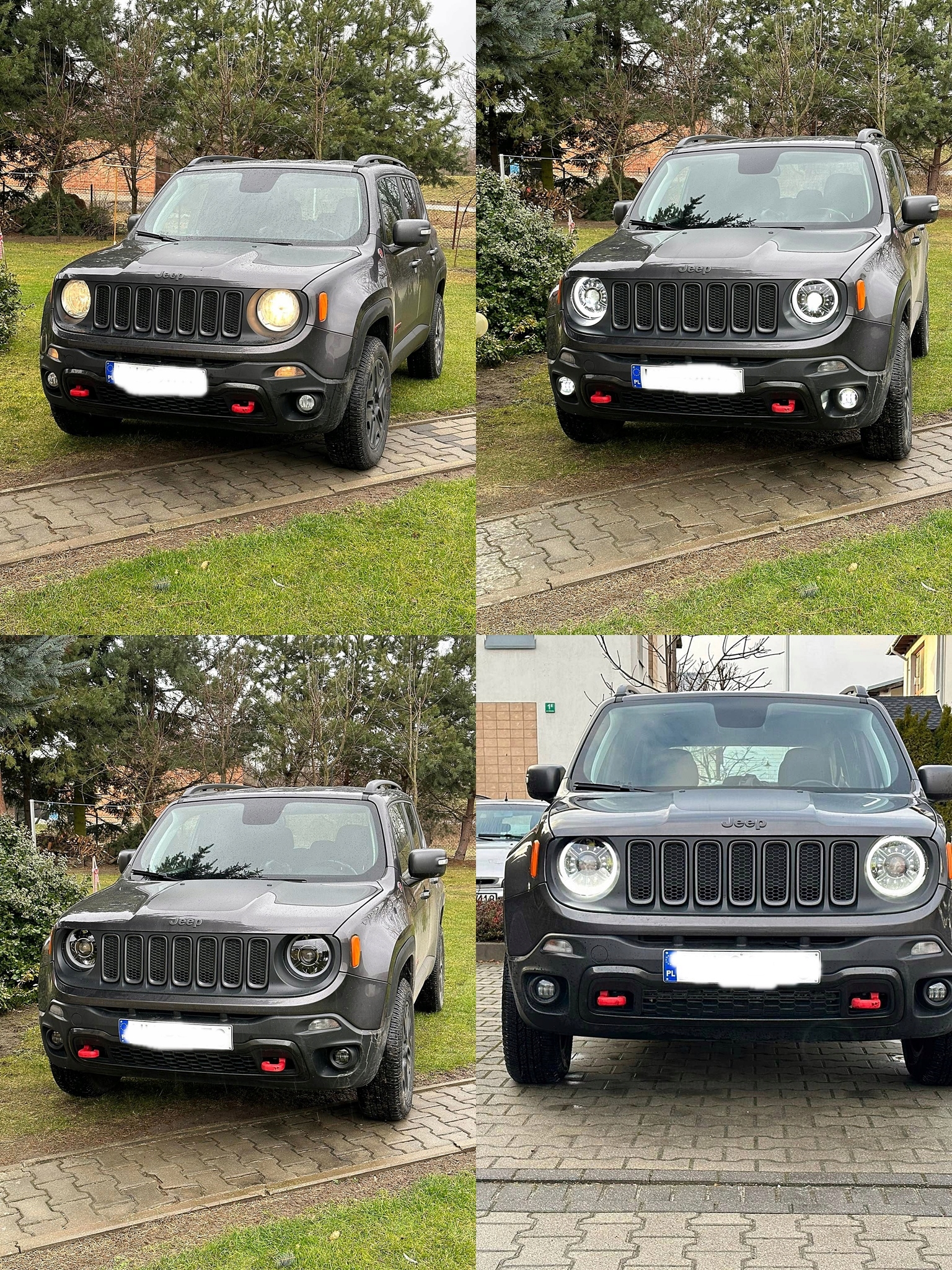 Jeep Renegade reflektory przednie LED 2015-2021r E24 komplet NOWE RING DRL Rodzaj świateł mijania LED