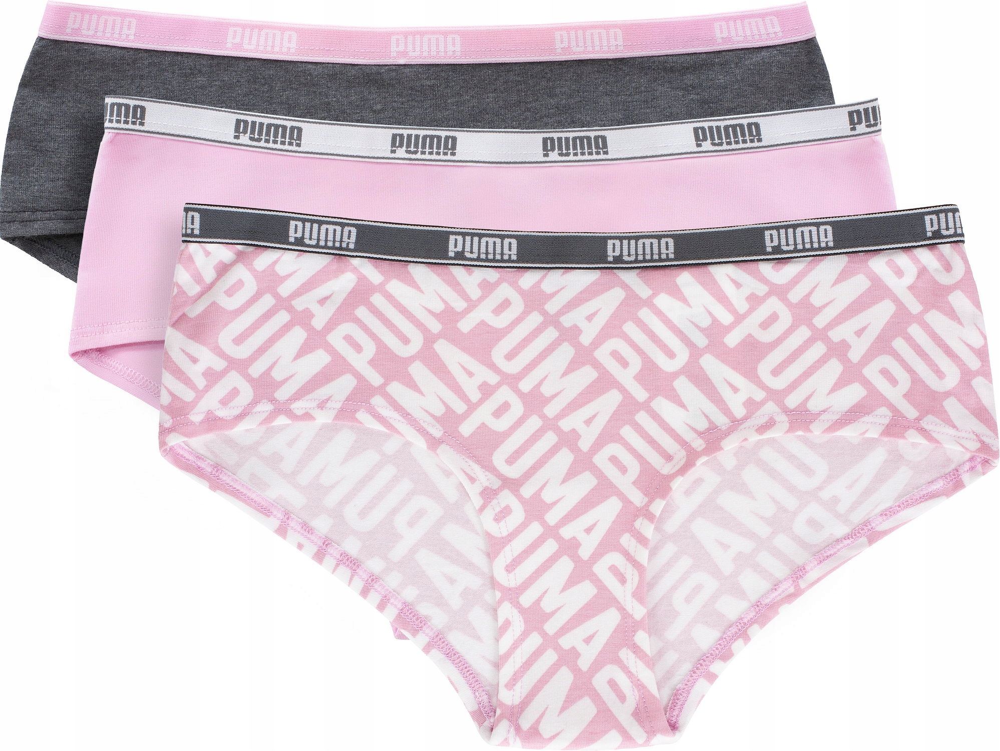 

Majtki Damskie Bawełniane Zestaw 3 Pary Puma Xs