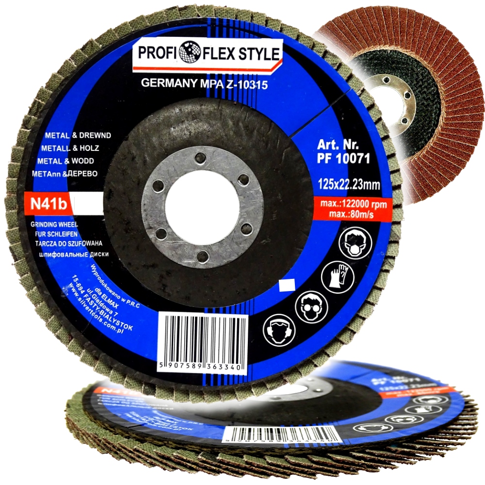 ŚCIERNICA LISTKOWA LAMELKA SZLIFOWANIA P60x125