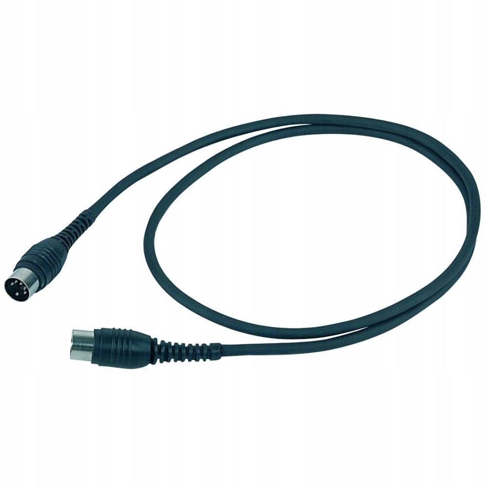 BULK410LU3 Kabel MIDI 5P Din czarny 3 metry Proel