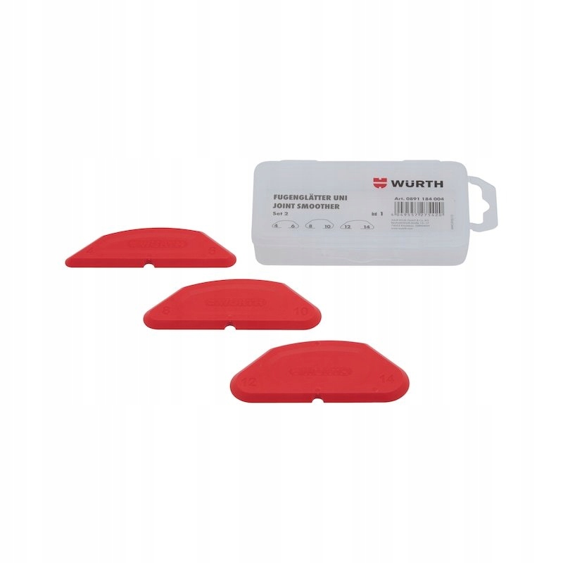 Wurth Špachtle Na Vyhlazování Spár Hmot 3 Ks 0891184004