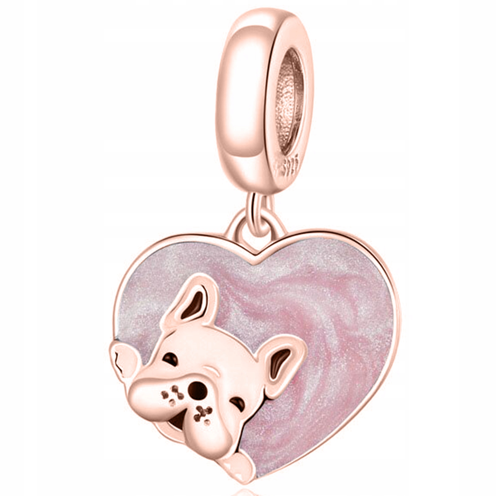 Charms Pozlacený pejsek Pes Zvíře Nejlepší přítel Stříbro 925