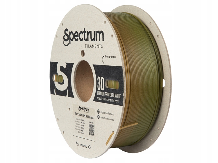 Pla Nature Hemp filament 1,75 mm 1 kg