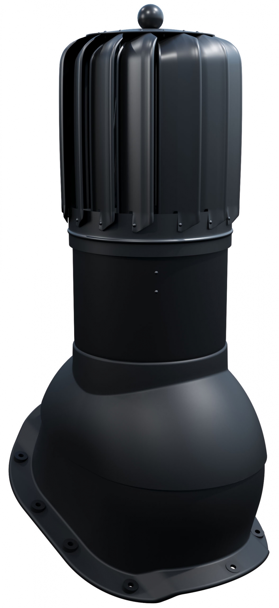 Větrací komín Ventos X Roto B26 ral 9005