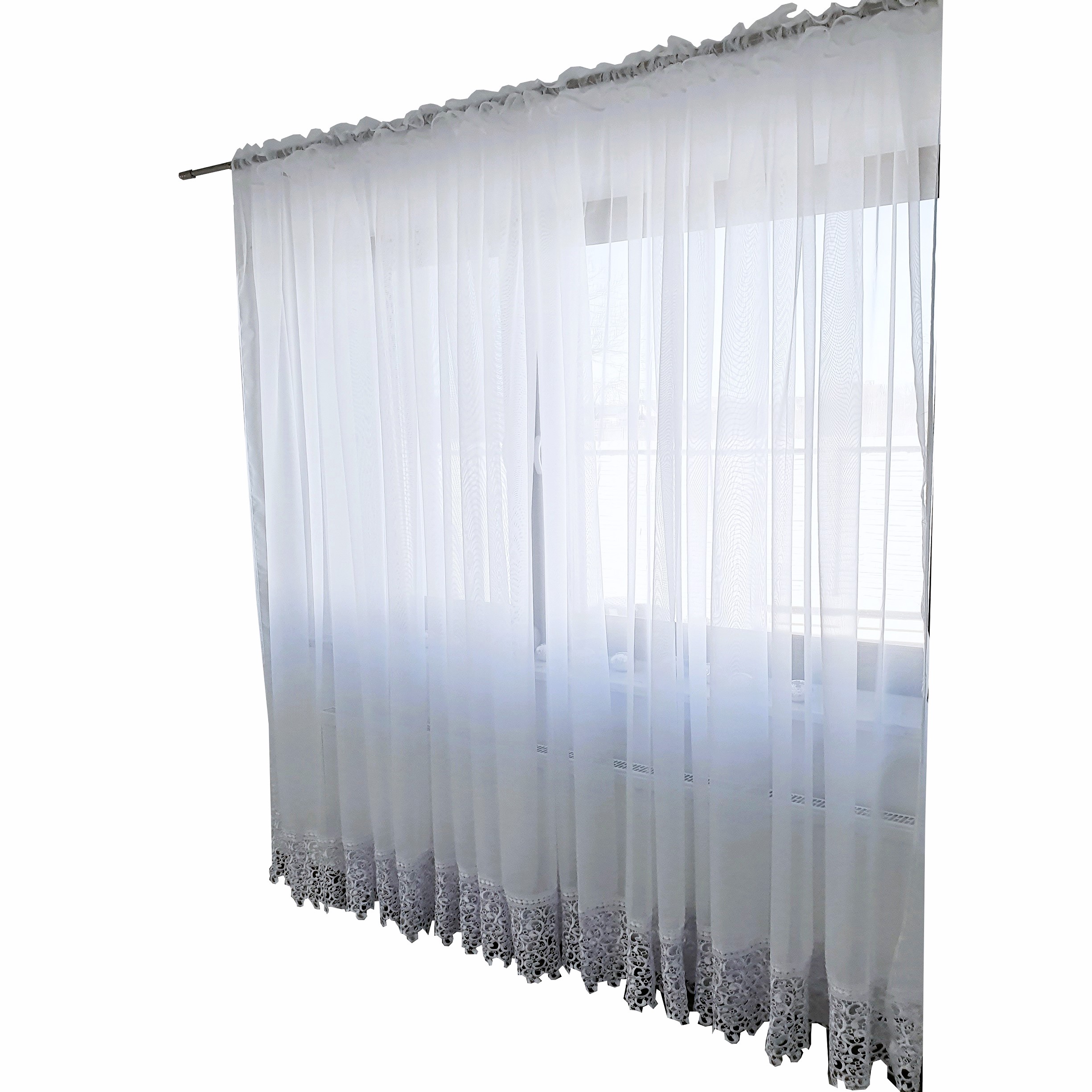 

Firana Długa Firany 400 x 230 CM Gładka Firanki