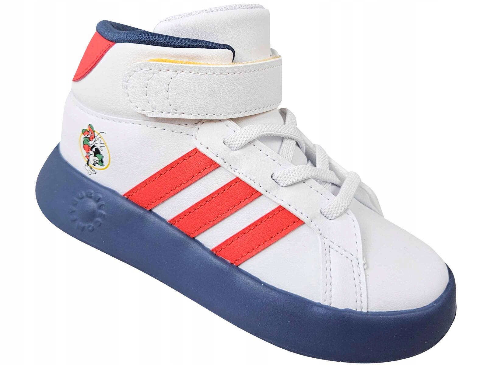 Adidas Grand Court Mickey MID 4095 Buty Trampki Wysokie Rzep Myszka Mickey