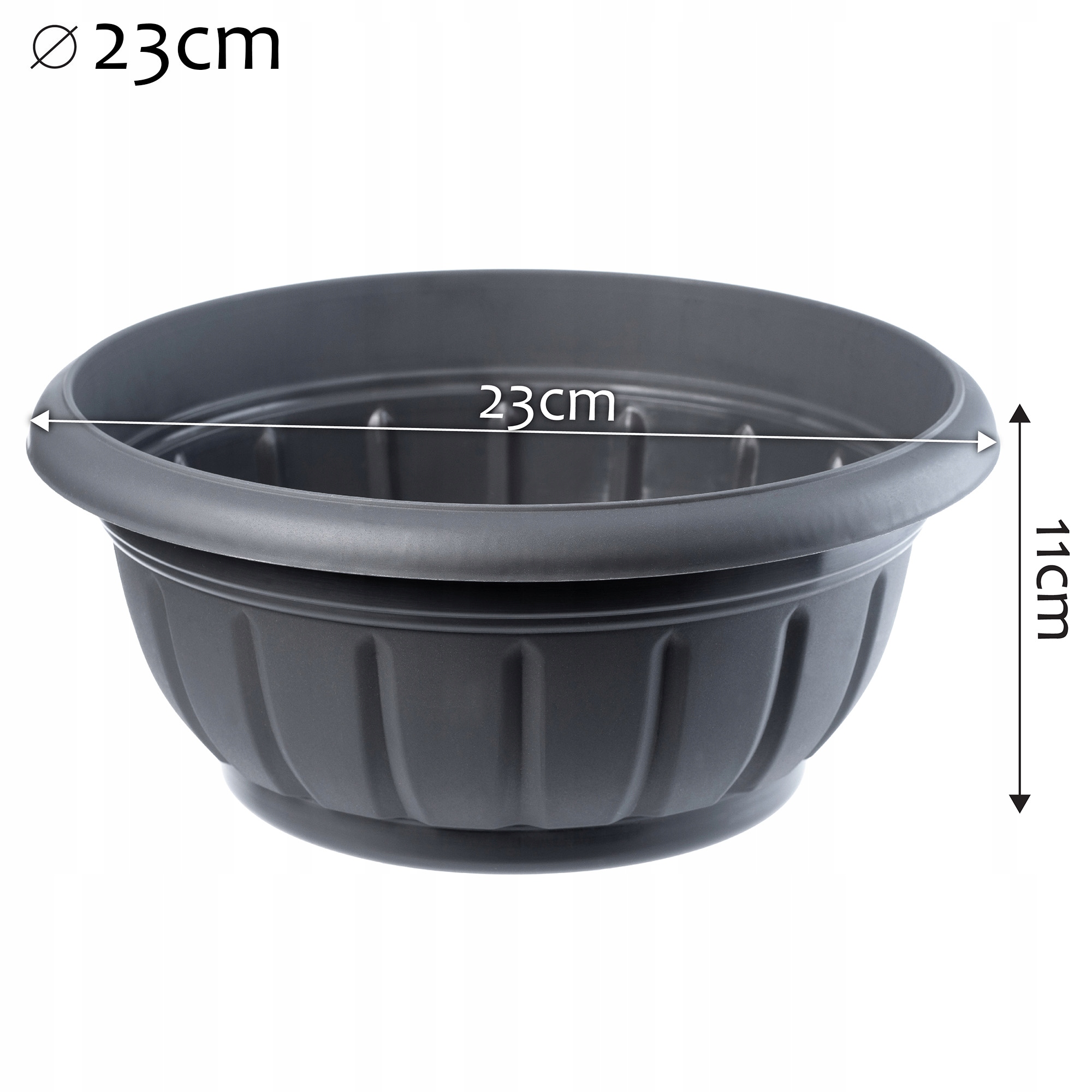 DONICZKA DONICA MISA GABION NA KWIATY 23 CM KOLORY Średnica 23 cm