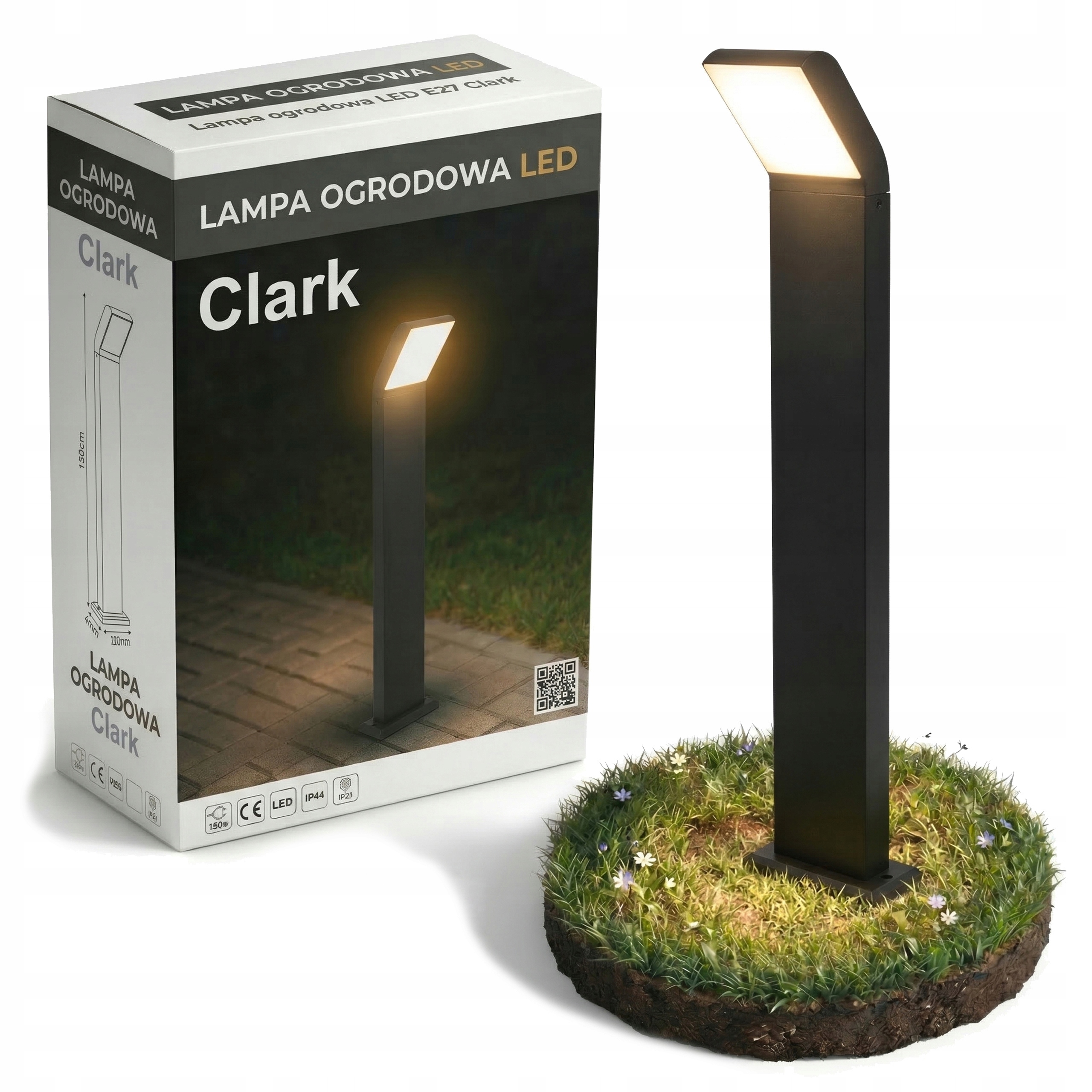 Stojací zahradní sloupková lampa 80 cm venkovní 4000K Led