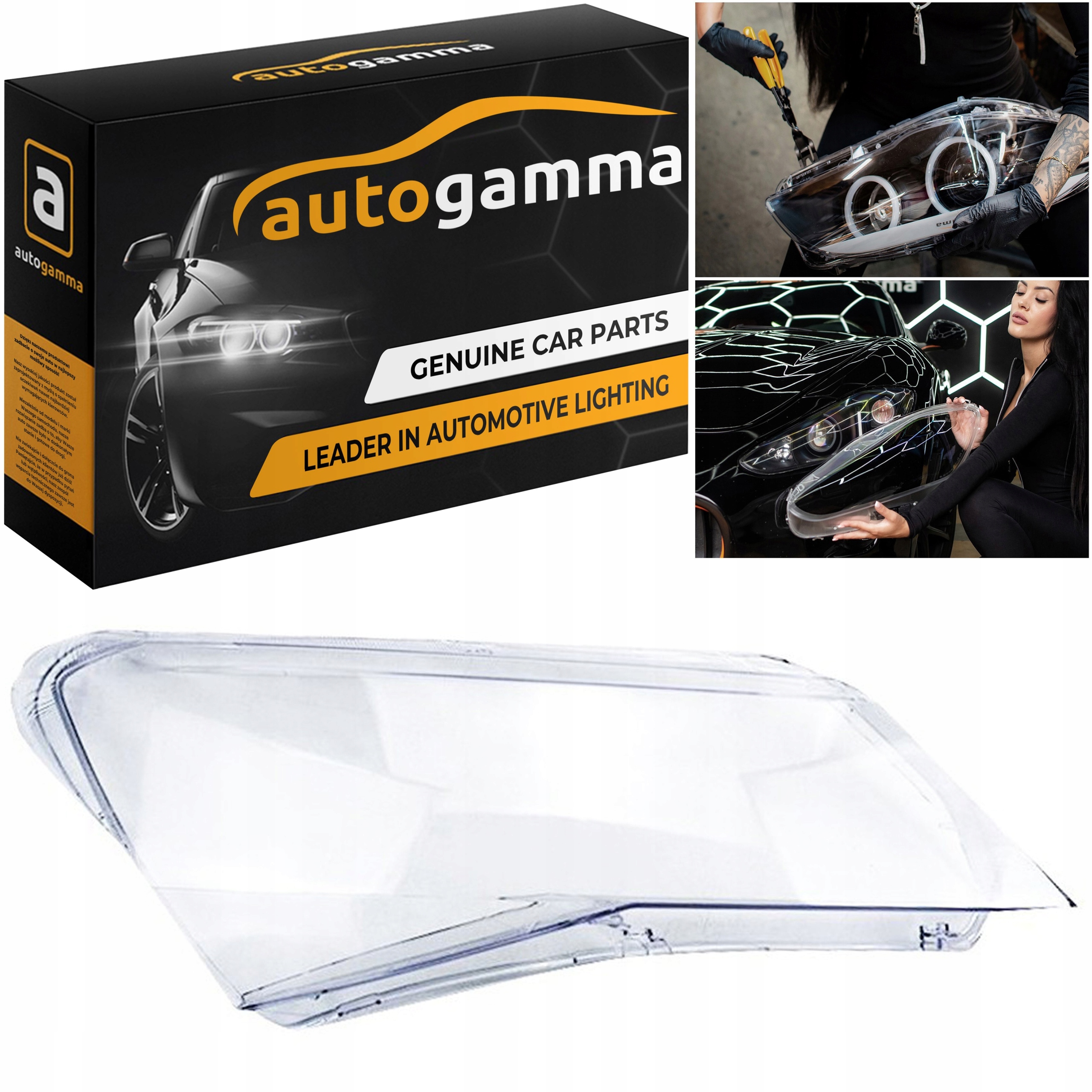 Стікло скло до фари, фар Шкода Superb 3 III (15-18) Правий