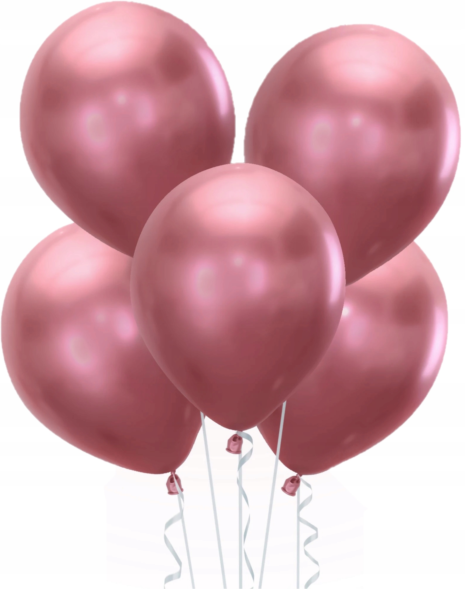 

Balony Różowe Złoto 30cm Chromowane 5szt Rose Gold