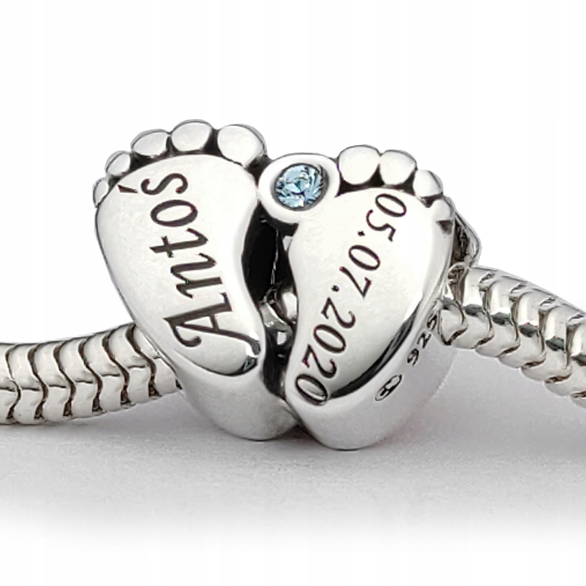 

Charms srebro 925 koralik do bransoletek +grawer