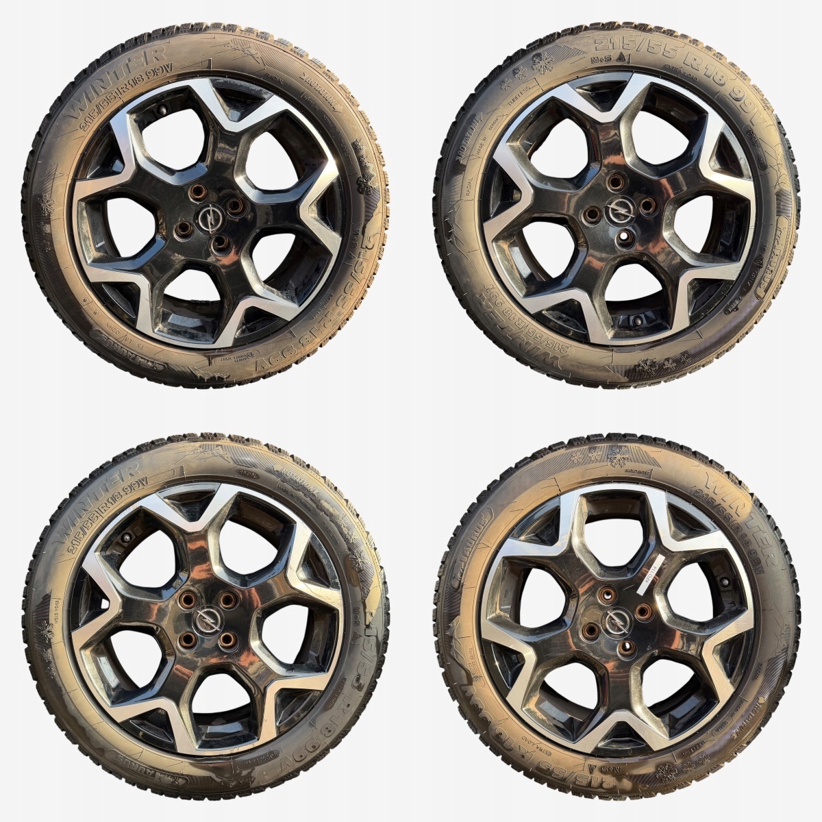 discs wheels tyres OPEL MOKKA B TAURUS 215/55/18" 7MM winter M+S