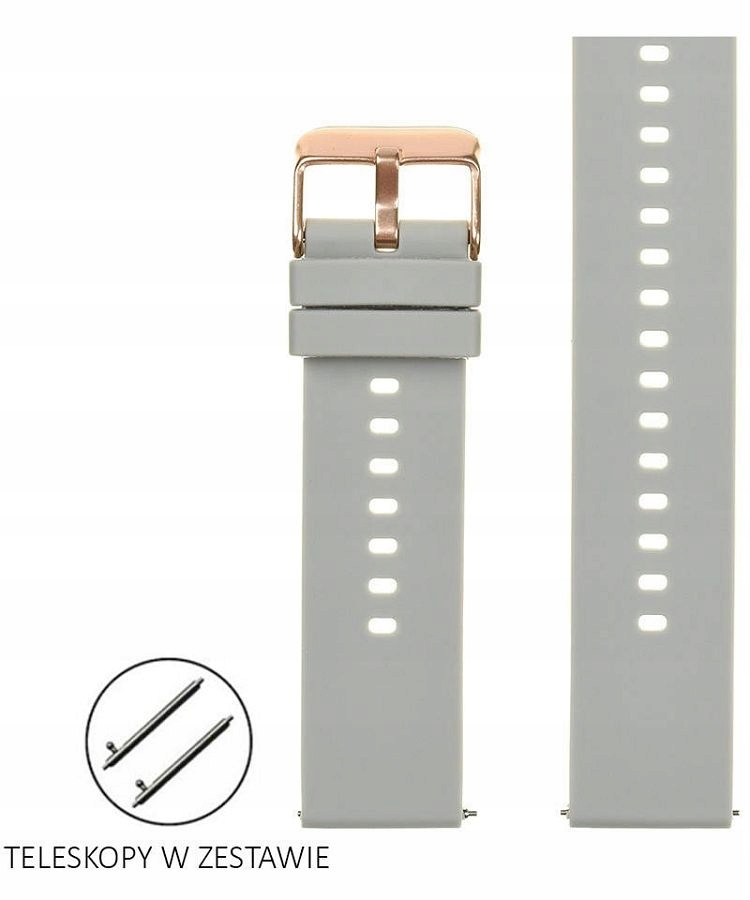Pásek Pacific Silicone 22 mm