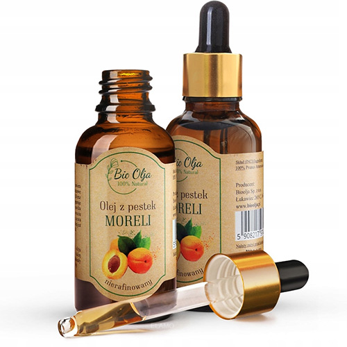 Olej z Pestek Moreli 100% do Twarzy i Ciała - Regeneracja i Nawilżenie 50ml Kod producenta BIO1120