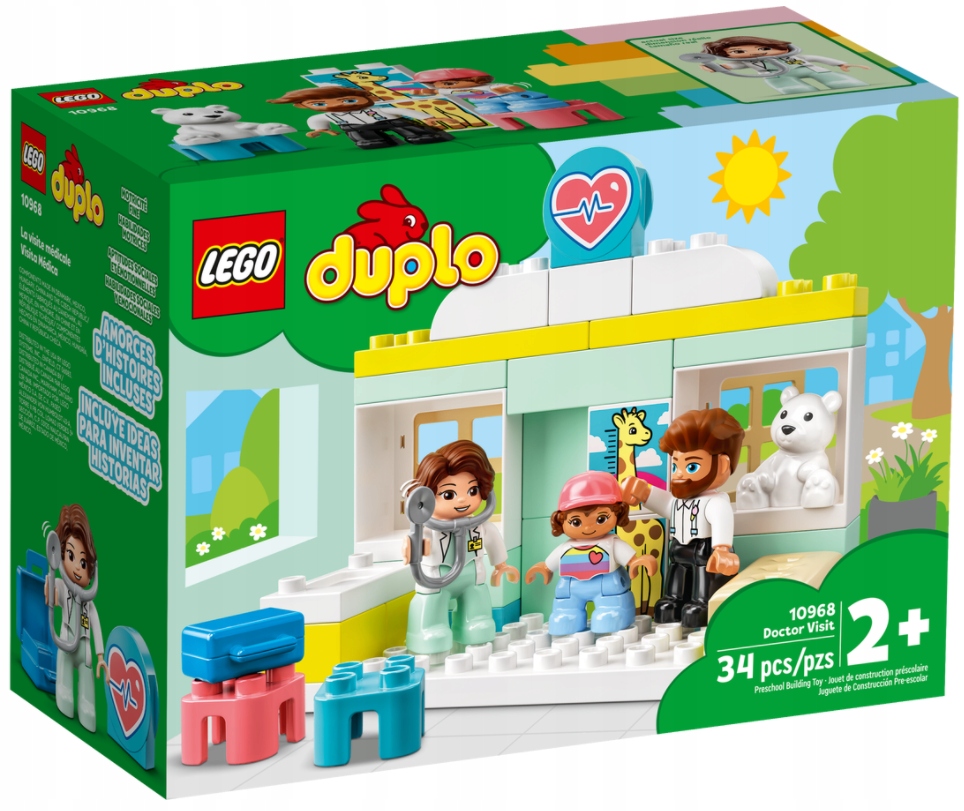 

Lego Duplo 10968 Wizyta u Lekarza Doktor Leczy 2+