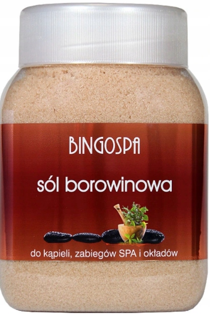 

Bingospa Sól borowinowa do okładów kąpieli 1,35KG