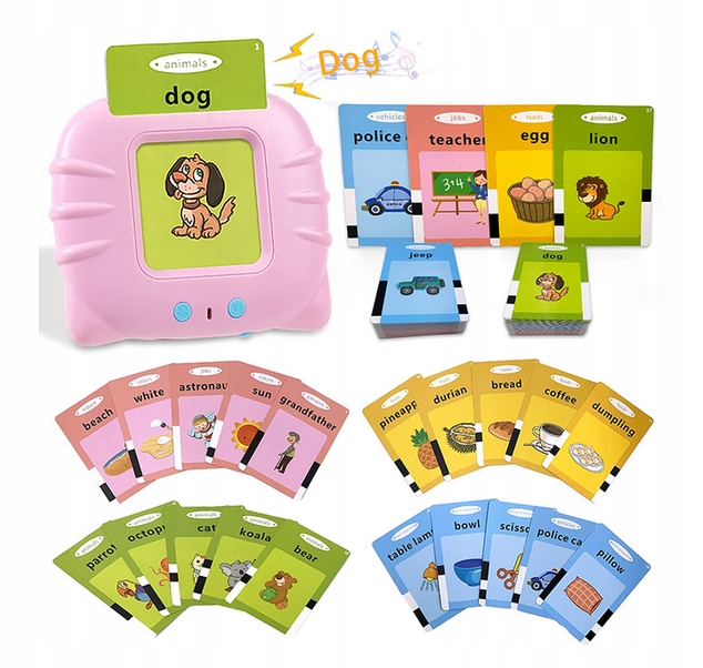 ZABAWKA Do Wczesnej Nauki JĘZYKA ANGIELSKIEGO Dla Dzieci Róż