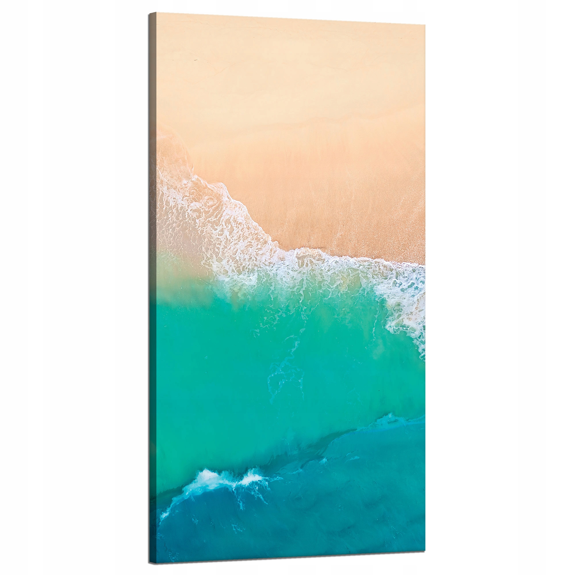 Obraz na plátně Vlny Voda Břeh Písek 60x120 cm Ideální jako dárek