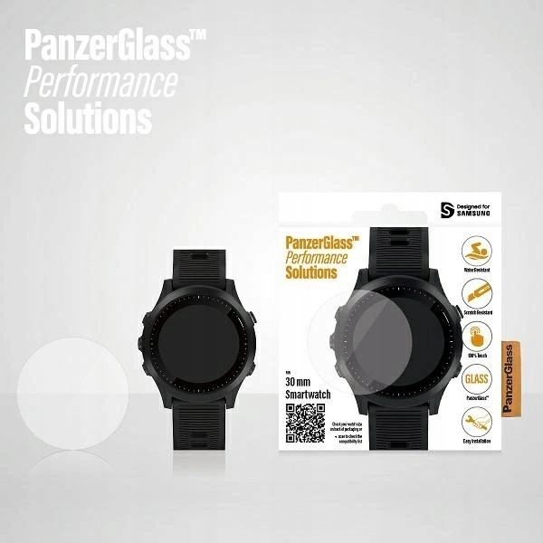 Szkło PanzerGlass Screen Protector na Samsung Galaxy Watch 3 41mm 30mm
