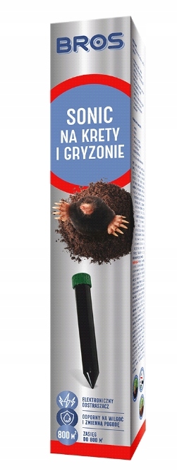 BROS ODSTRASZACZ KRETÓW NORNIC NA KRETY SONIC
