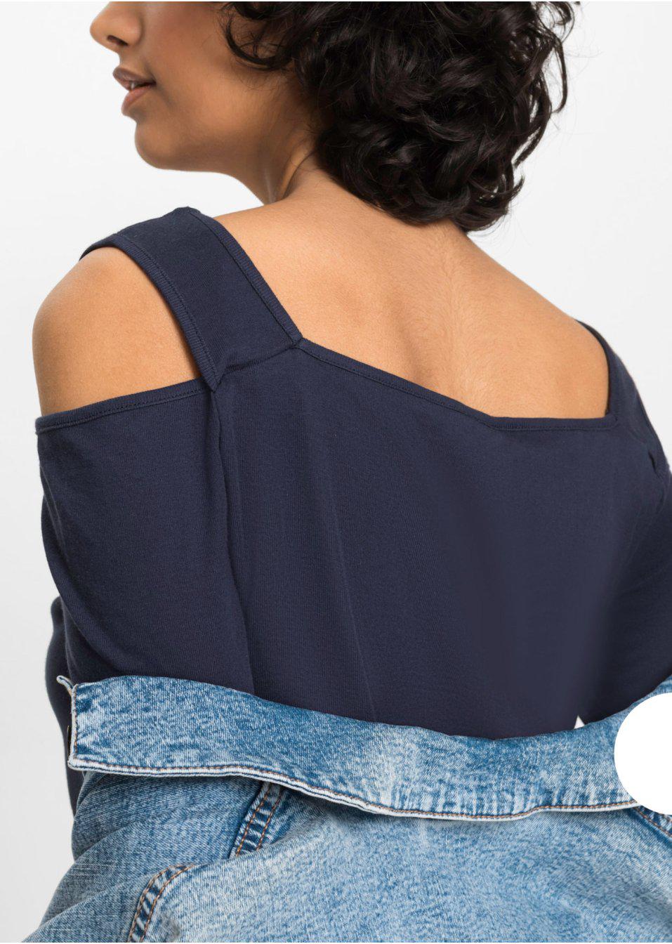 BONPRIX BLUZKA Z ODKRYTYMI RAMIONAMI __36 Płeć kobieta