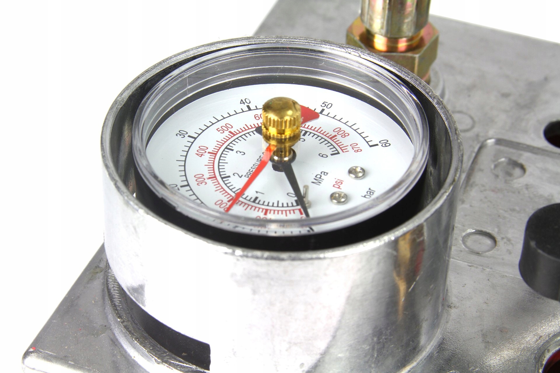 POMPA KONTROLNA DO PRÓB CIŚNIENIOWYCH 0-50KG 45ML 12L Marka Mar-pol