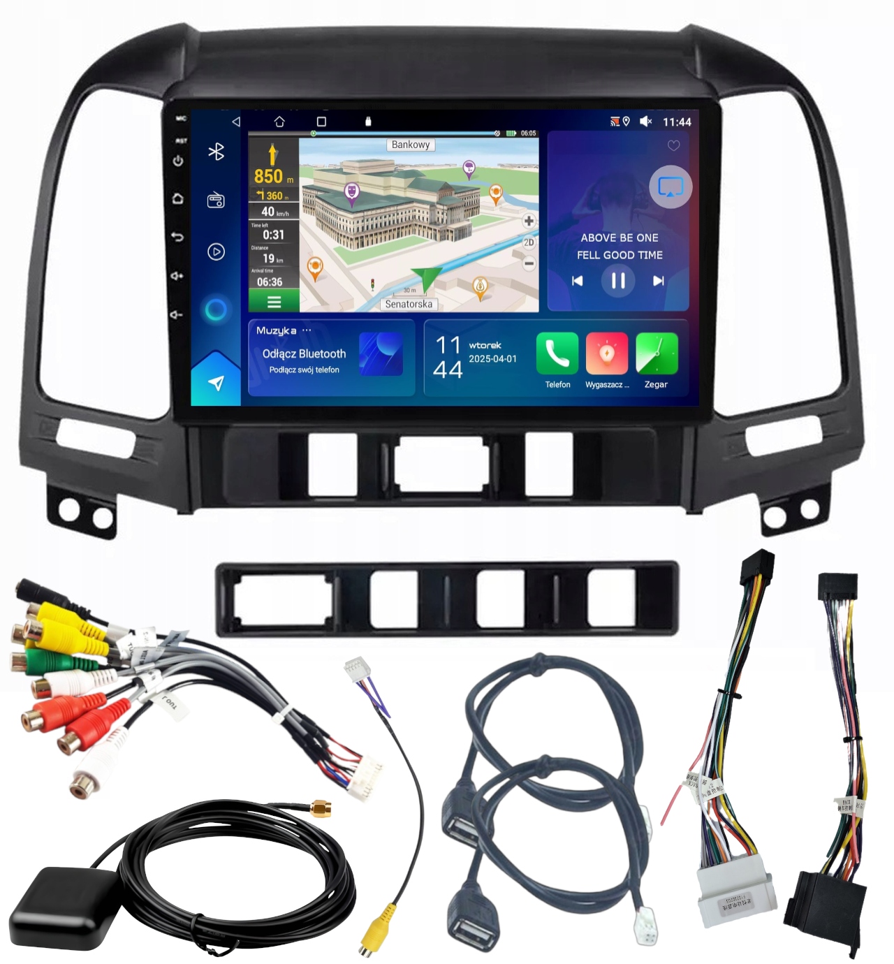 Autorádio Navigace Hyundai Santa Fe 2006-12 Carplay Android 2/64GB