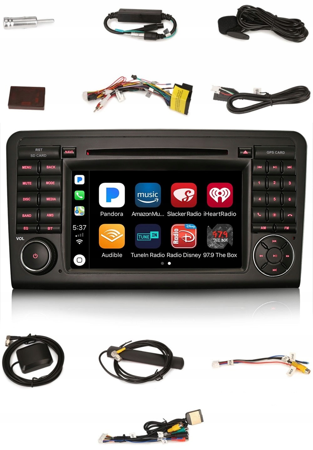 Rádio 2DIN Navigácia Android Mercedes ML W164 Gl X164 4 Gb Dsp Carplay Lte