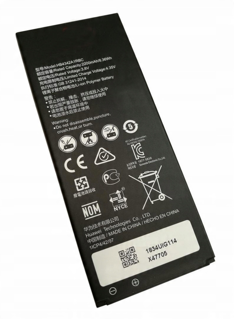 

Bateria do Huawei Y6 Honor 4A HB4342A1RBC 2200mAh
