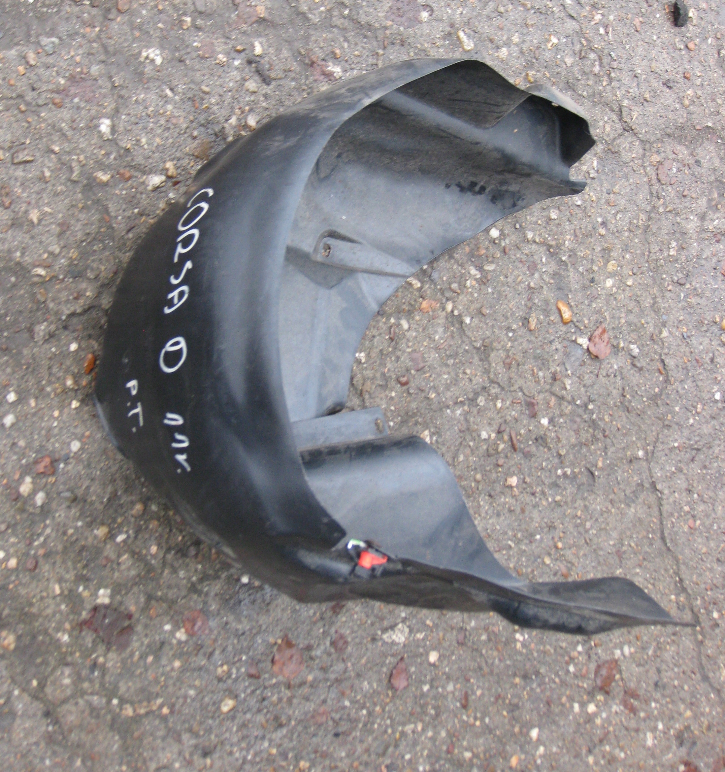 OPEL CORSA D 2011 mudguard right rear part rear.