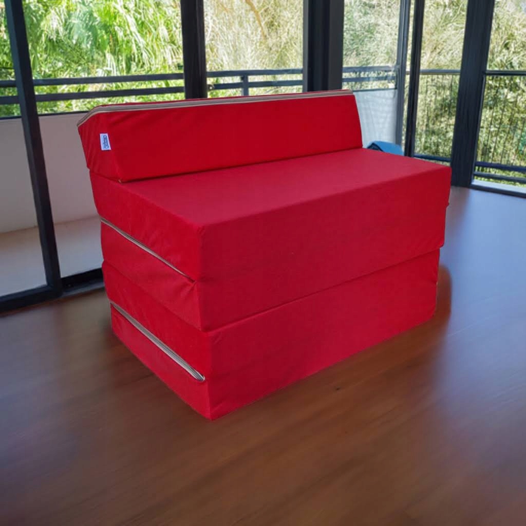 Matrace skládací rozkládací křeslo kompakt 3v1 195x70x10 cm 3100