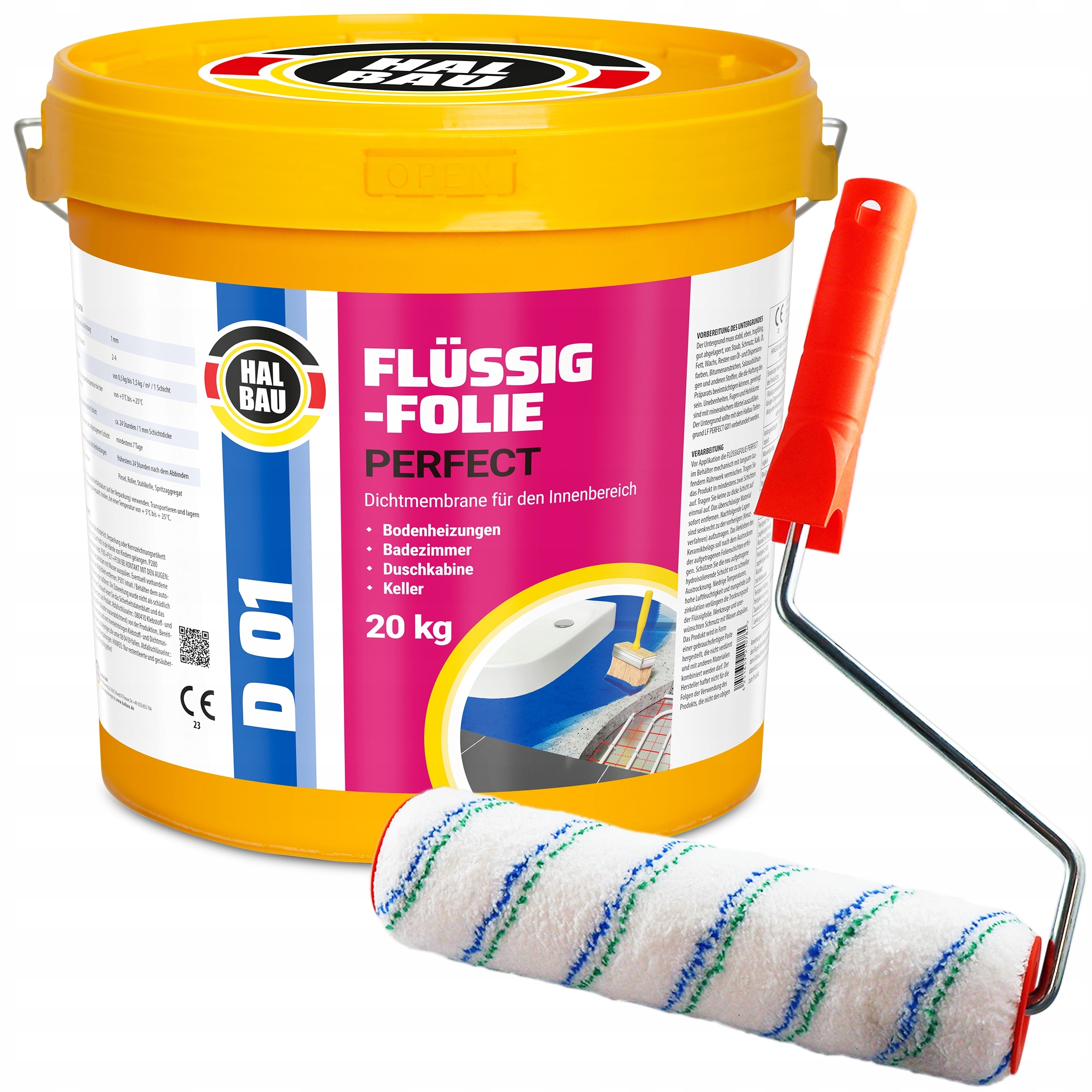 Fólie 20 kg Hydroizolace Malířský váleček D01