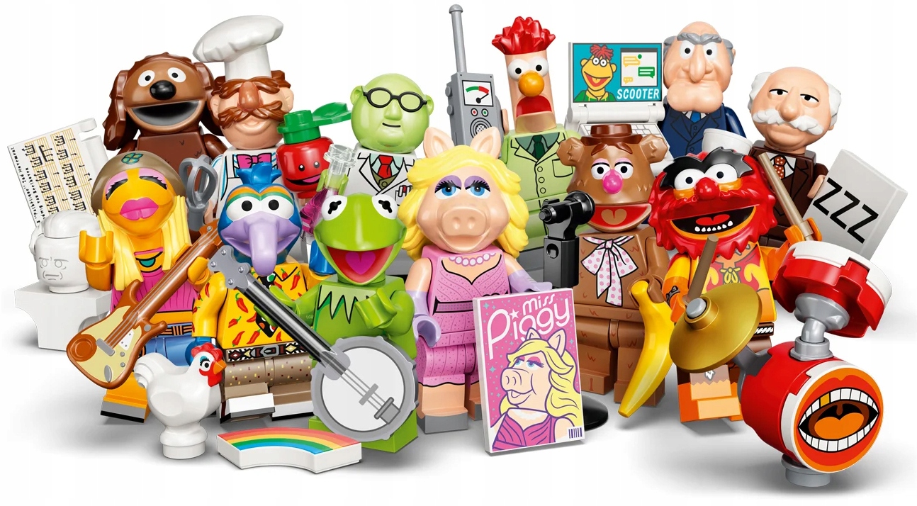 LEGO 71033 Muppets Komplet 12 sztuk BEZ CIĘCIA Marka LEGO