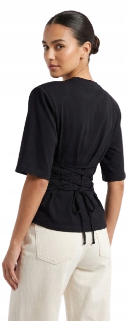 Elegantní tričko S Korzetovým Zavazováním – Lumina Italia