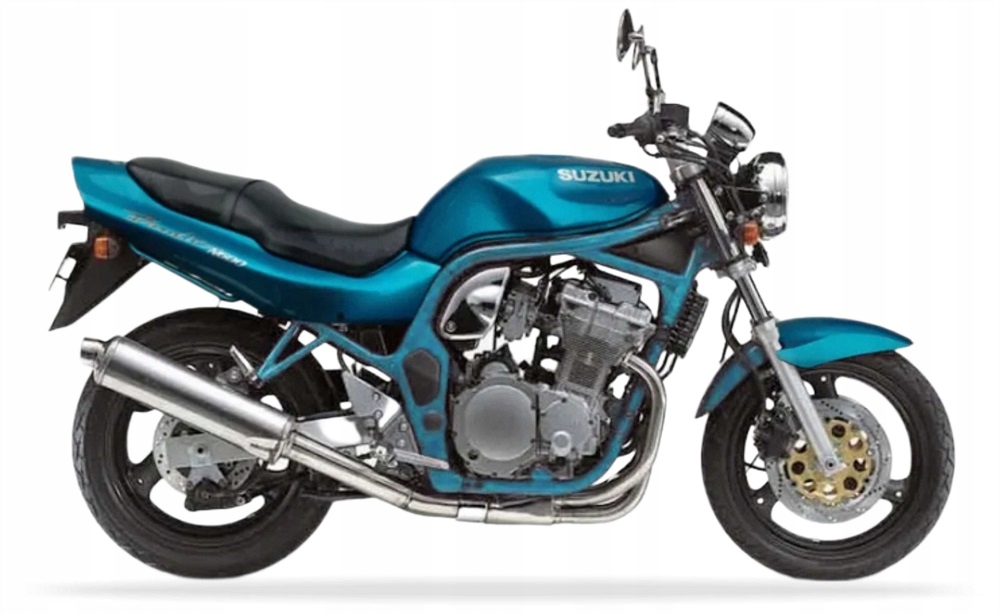Samolepky Na Motocykl Juula Pro Suzuki Gsf 600 N Bandit 1995-2000 Azurové