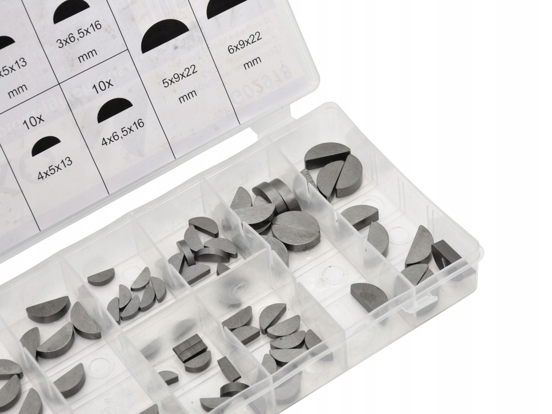 ZESTAW KLINÓW PÓŁOKRĄGŁYCH 80szt. KLINY Marka Geko