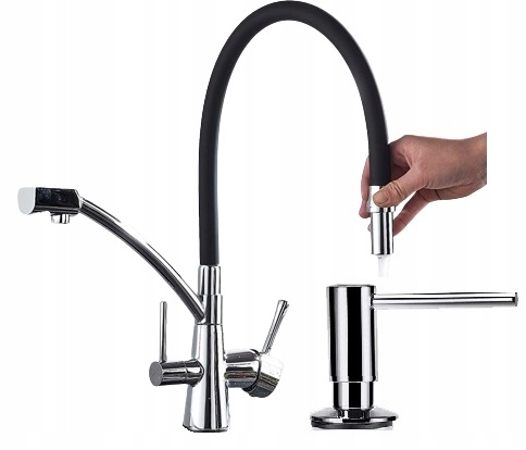 Trojcestná batéria pre filter Lineo Chrom sada