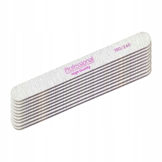 

Pilnik Prosty Do Paznokci 180/240 Pro Hq 10 szt