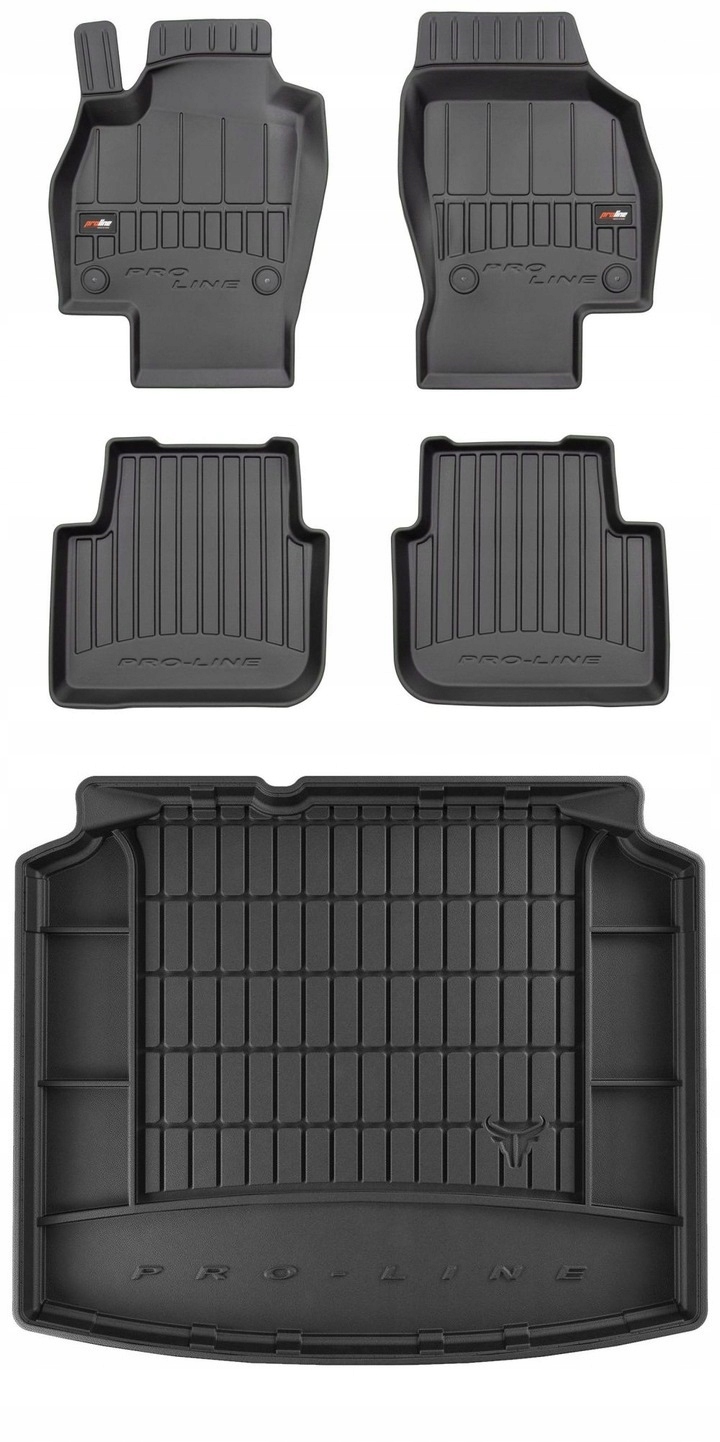 Set 3D gumové rohože Škoda Scala Hb od roku 2019