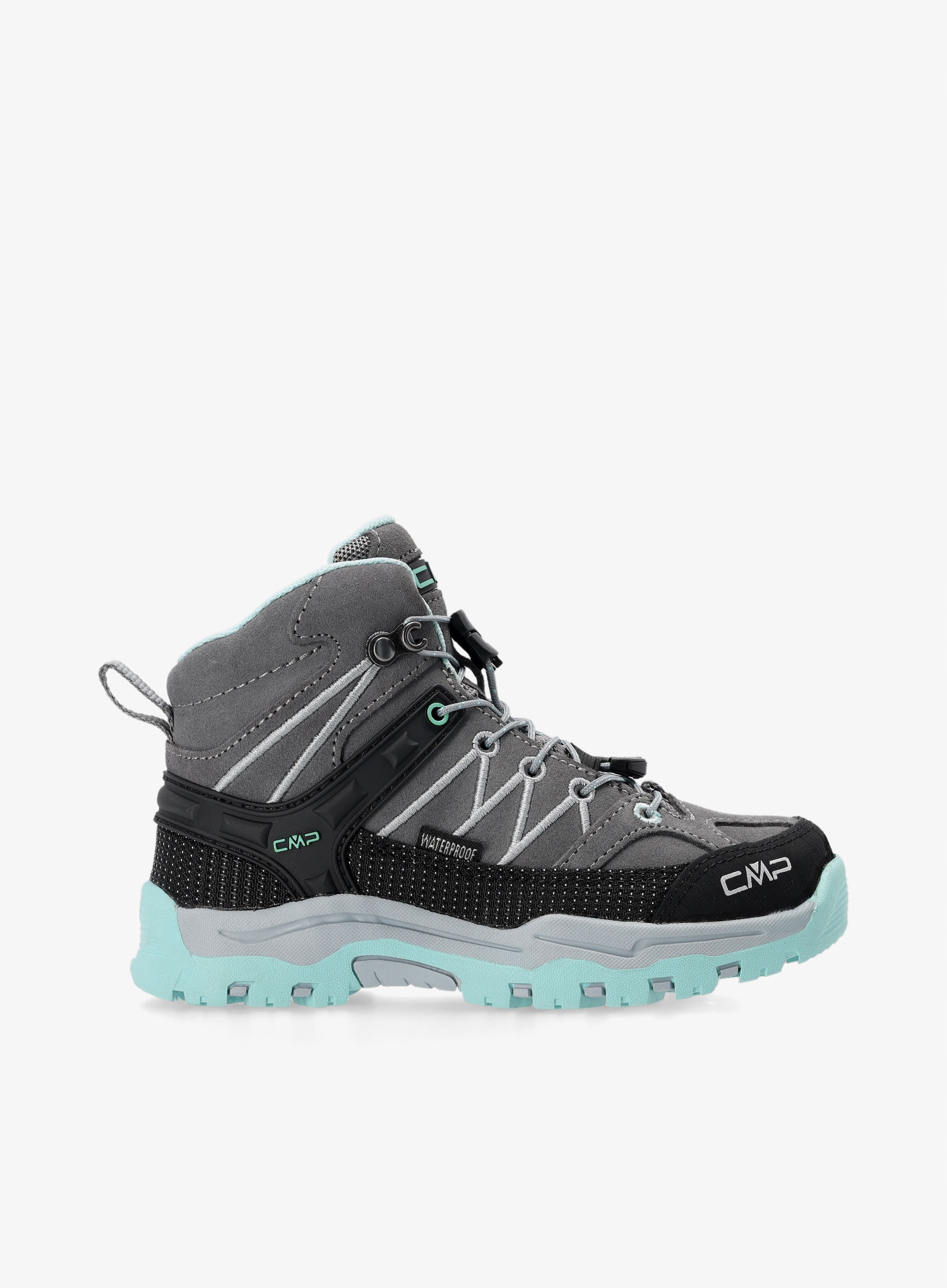 Buty dziecięce Cmp Kids Rigel Mid Trekking Shoe Wp cemento/alluminio 30