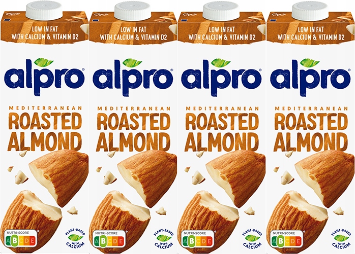 Миндальный напиток roasted almond Alpro 4x 1000 мл