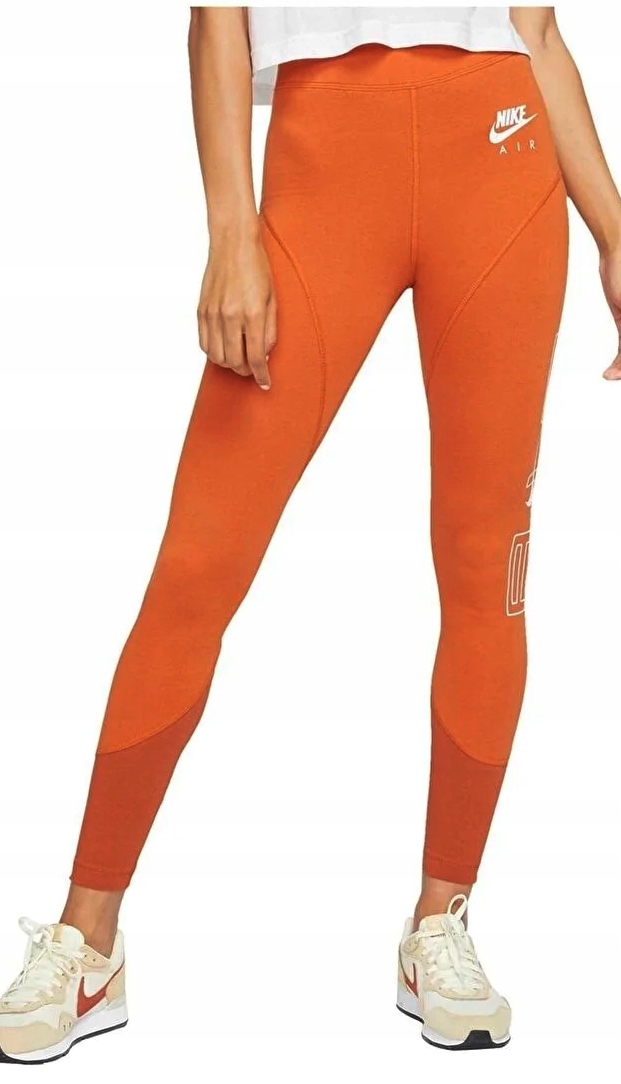 Dámské sportovní legíny Nike DR6159-816 Tight Fit vel. L S bavlna oranžová