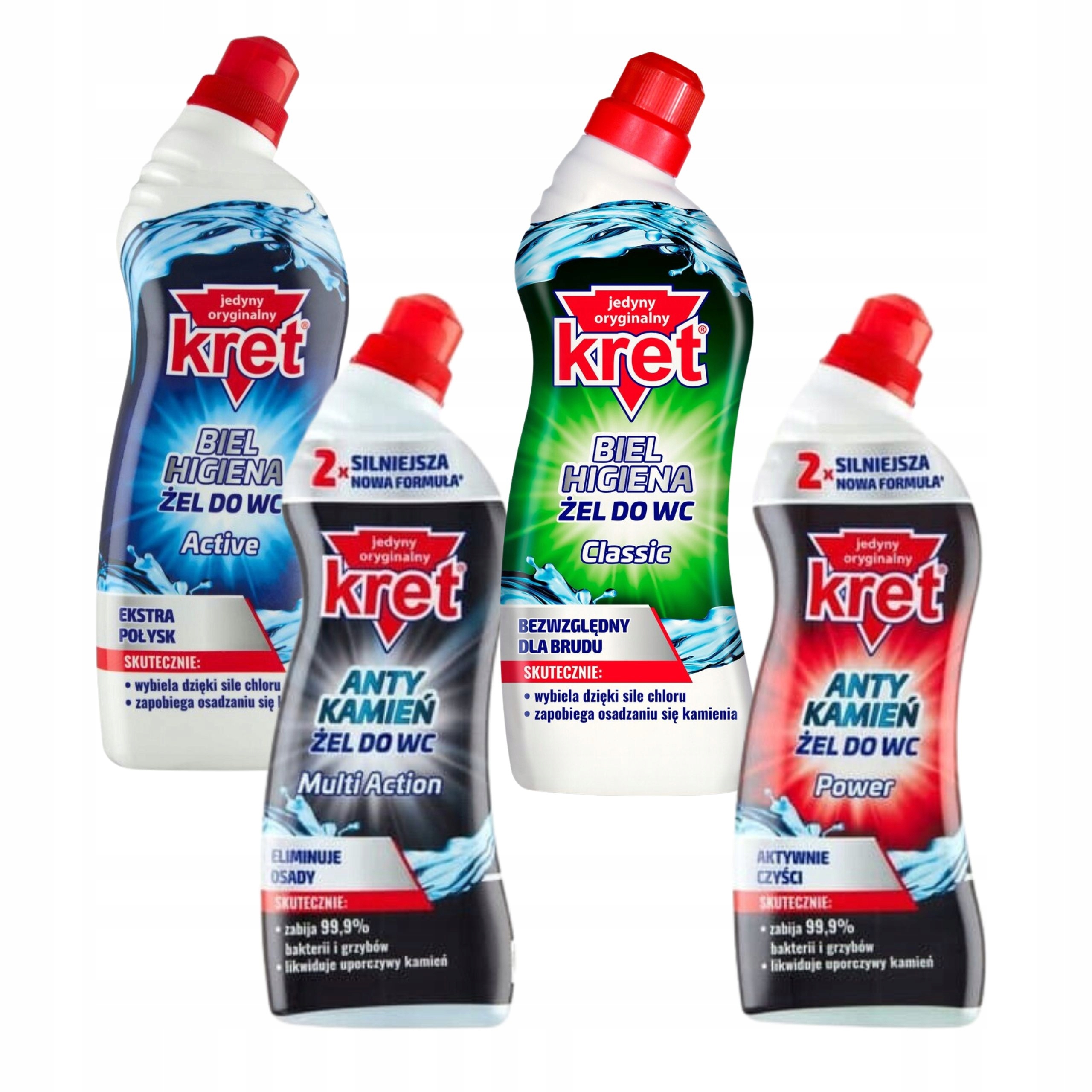 

Kret Wc Power Żel Do Wc 4 x 750ML