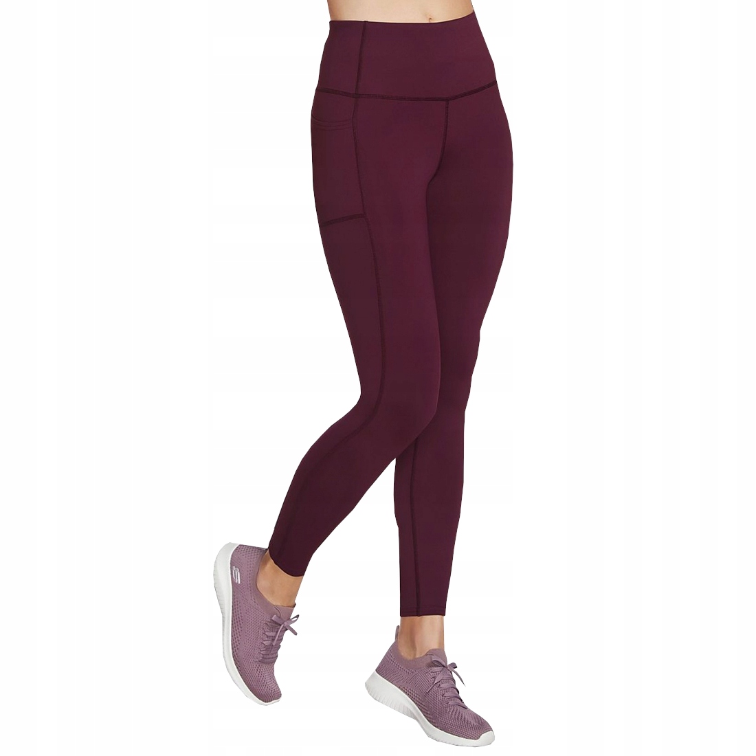 Skechers Go Walk High Waisted Legging (xs) Dámské legíny Nylon Fialová