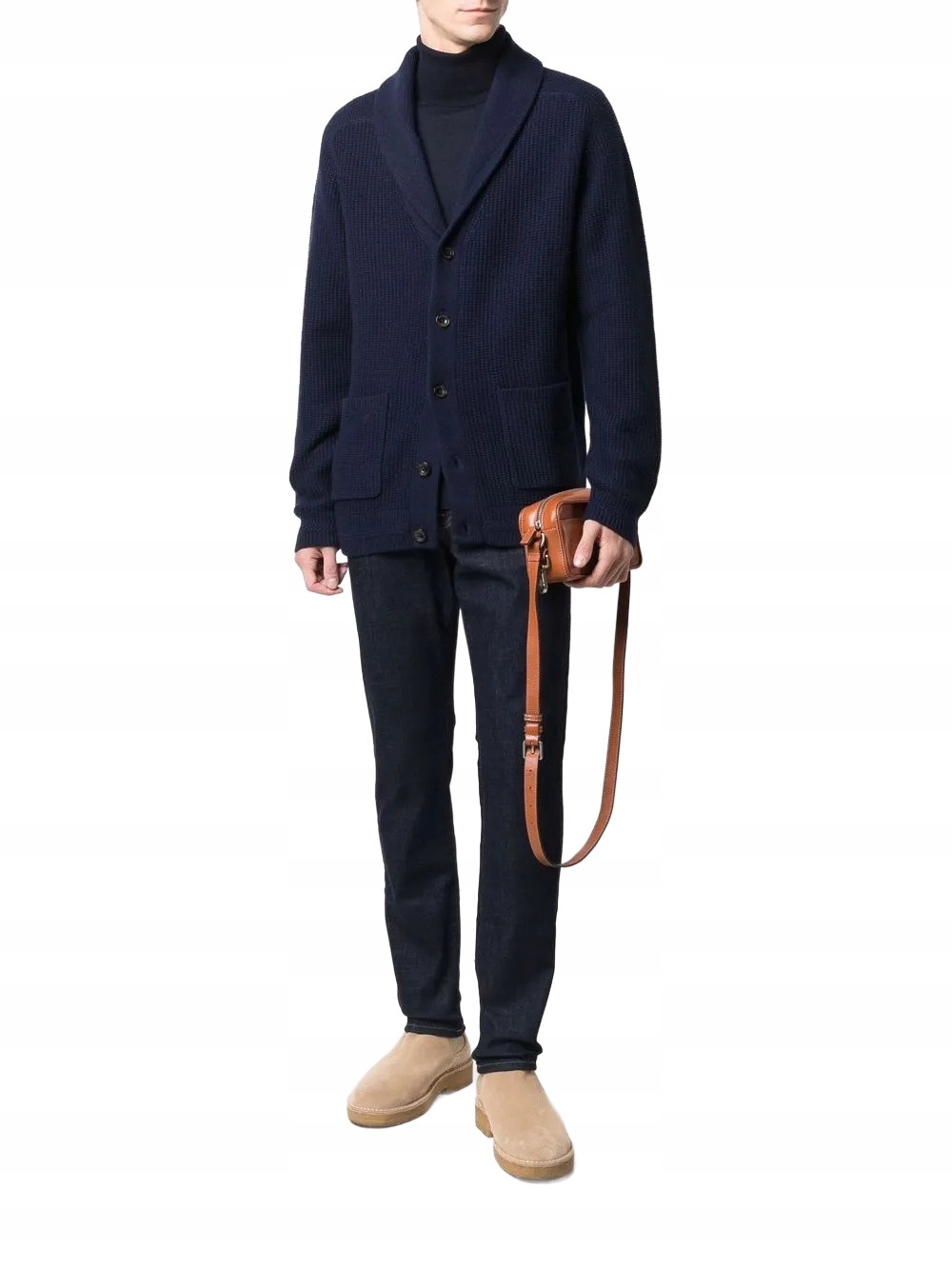 Hackett London Pánské Džíny Jednoduché Tmavě Modré S Kontrastním Švem 33XL 6BA