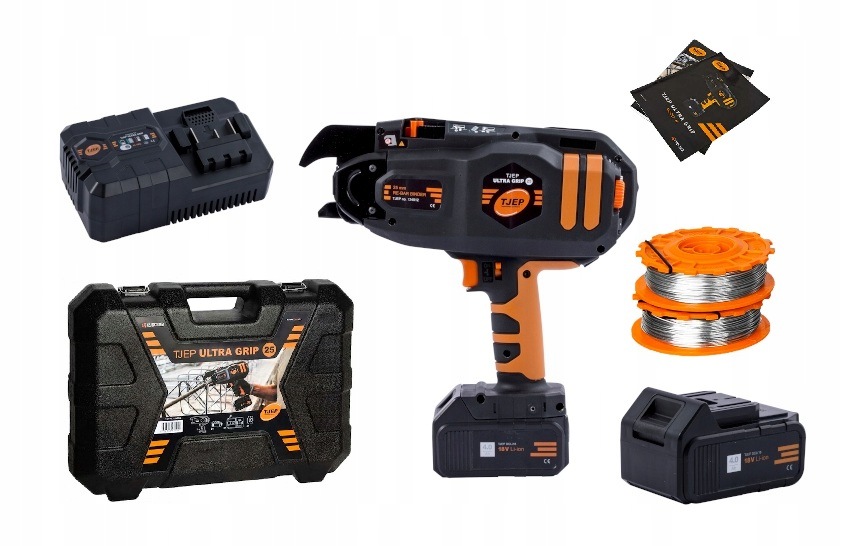Vazač Tjep Ultra Grip 25 pro vyztužení tyčí 18V 2xAku 4Ah Nový Model