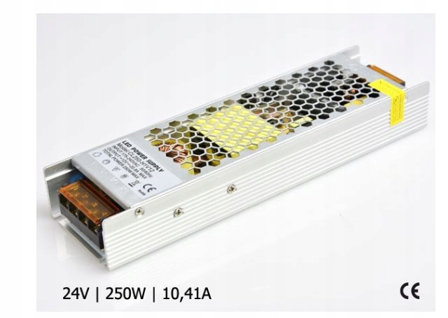 

Zasilacz Led Modułowy CL IP20 24V 10,41A 250W