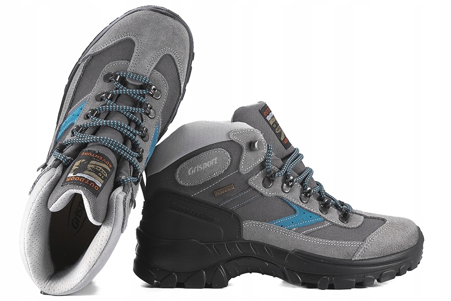 Grisport 13316S25G Vysoké Trekové Boty Membrána Pu Kůže 39 Šedá