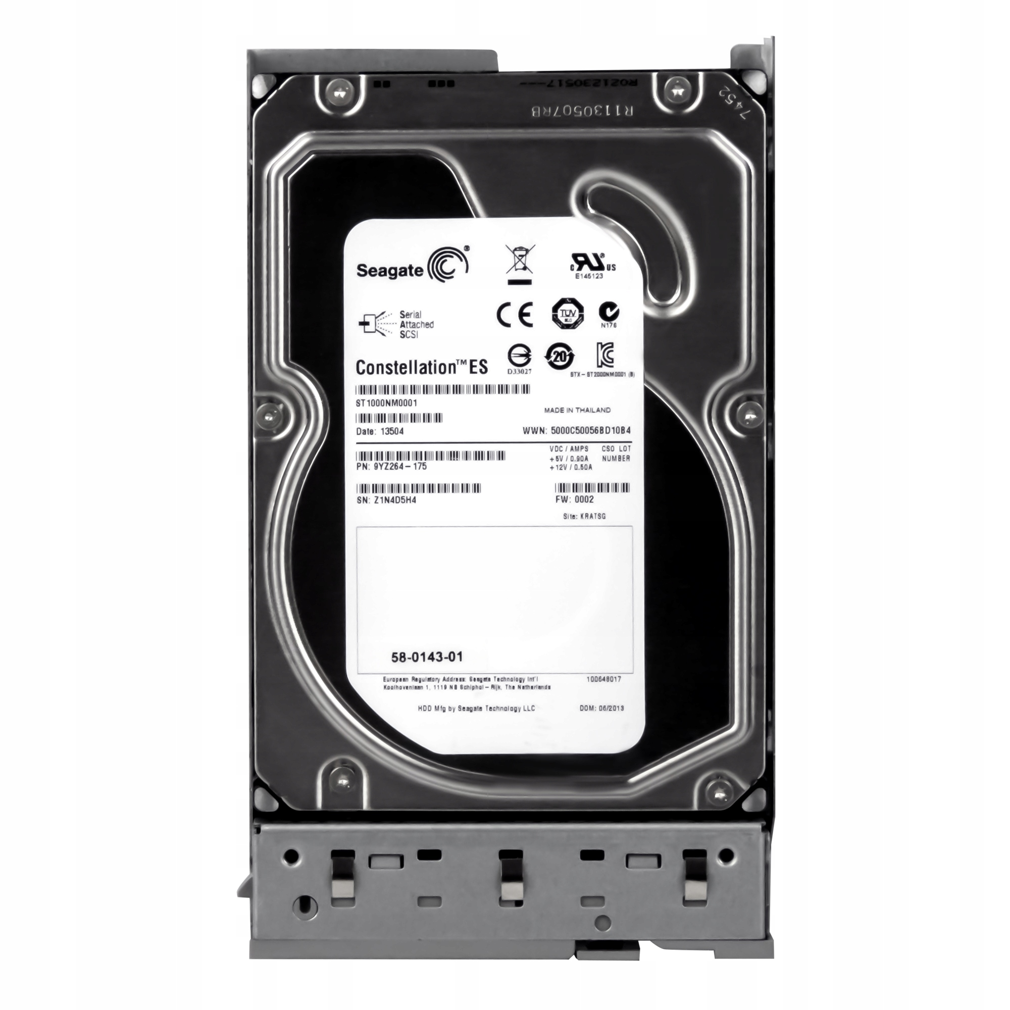 Seagate Constellation Es 1TB 7,2K 64MB SAS-2 3,5'' ST1000NM0001