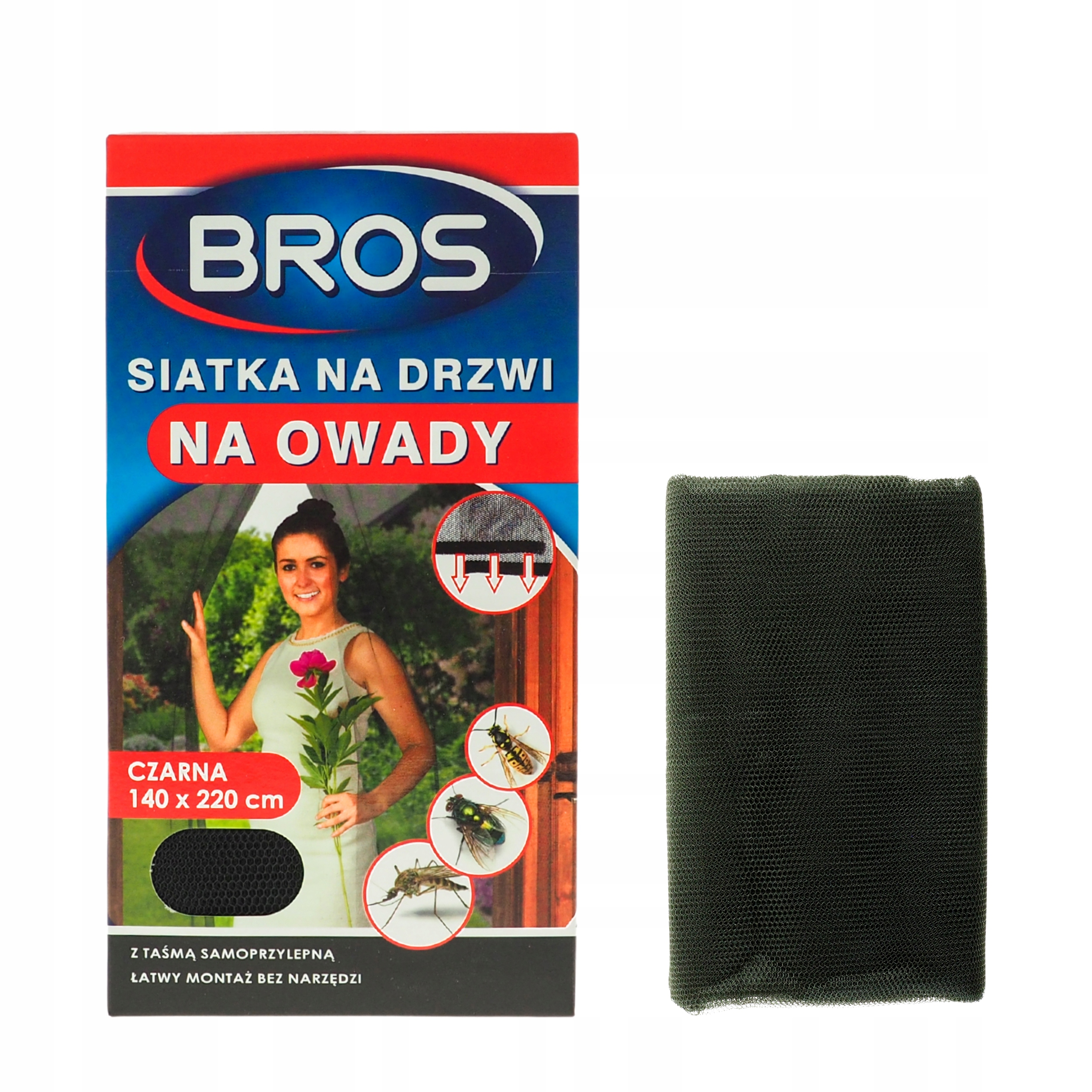 

140x220 moskitiera siatka na drzwi okno balkonowe